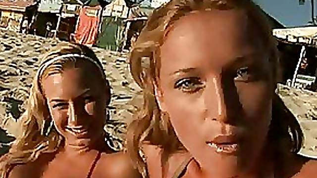 Spectacular Lesbian Blondes Get Anal Fucked and Facialized in an Outdoor Orgy
