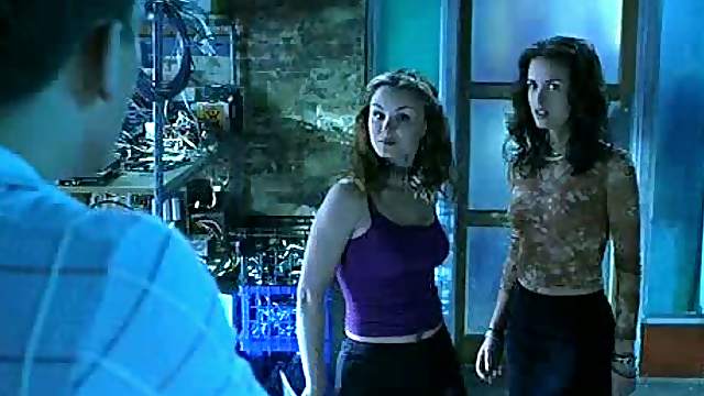 Christine Chatelain and Keegan Connor Tracy Kissing in a Hot Scene