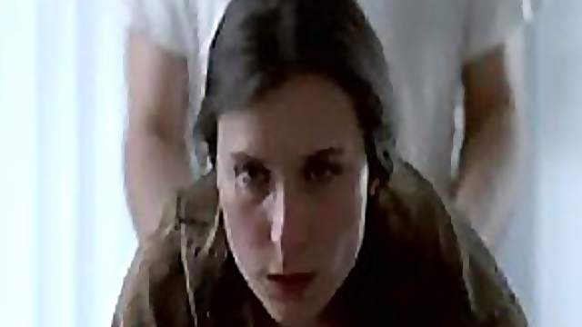 Sexy Katrin Cartlidge Rubs Her Pussy While Getting Banged Doggy Style