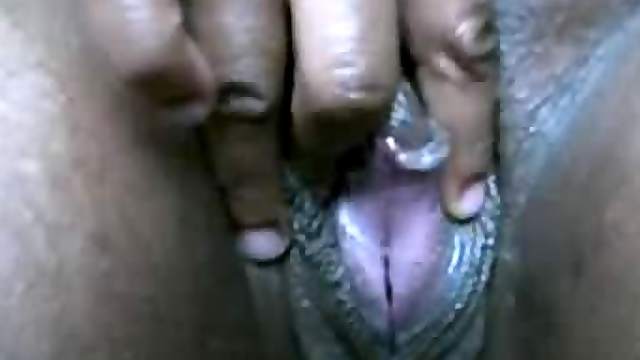 Hot black girl uses her gigantic bo