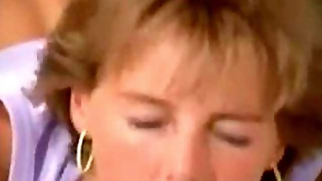 Three Hot Babes Fucked in Retro Group Sex Orgy