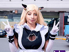 MAID is bought by a dark-skinned guy