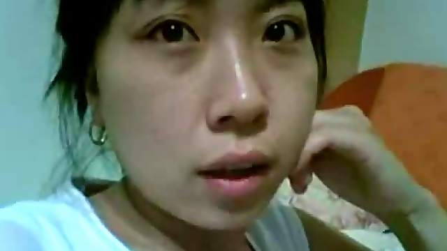Korean Amateur honey gets balled and cummed on her cute face