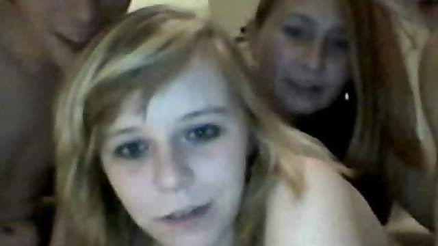 Hot foursome sexy girl webcam show
