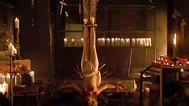 Naked Erynn Dana Dalton Crucified Upsidedown