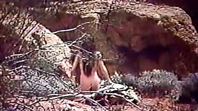 Stefanie Powers Bathing on the Rocks