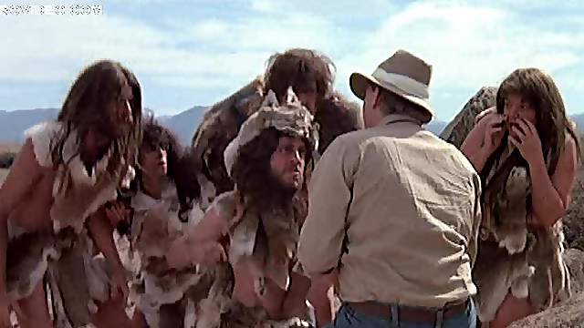 Kinky Cavegirl Cynthia Rullo Offers Her Big Tits To This Guy