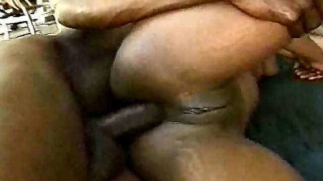 Hot ebony chick sucks a massive black prick and gets her ass ripped apart