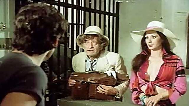 Beautiful Busty Brunette Edwige Fenech Exposes Her Bonerific Cleavage