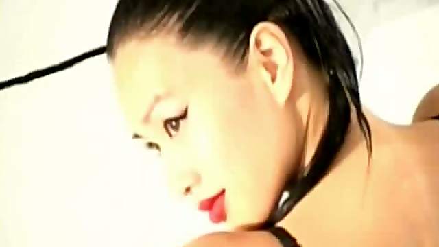 Beautiful Christy Chung Posing Half Naked in Photo Shoot