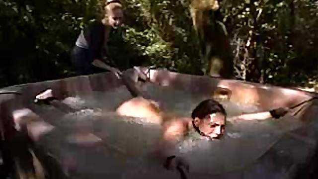 That swimming pool was adopted to torture sex slaves