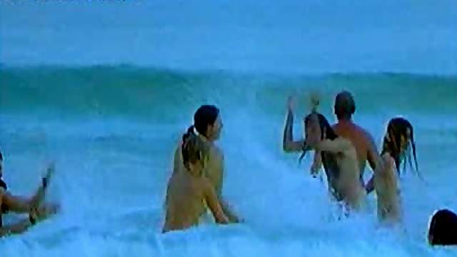 Gorgeous Meital Dohan and Tons Of Hot Naked Babes Skinny Dipping