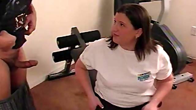 Chubby brunette bitch Haley gets fiercely spanked by her coach