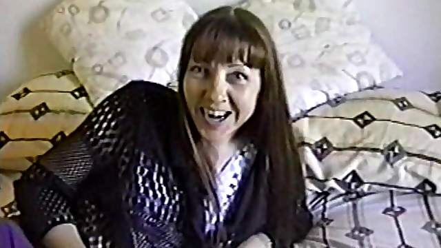 Horny mature amateur is loving a huge one