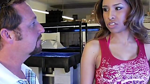 Desperate Nataly Rosa Gets Drilled In The Reverse Cowgirl Position