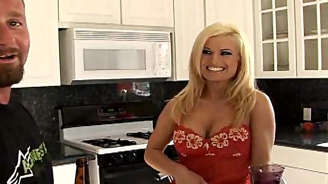 MIlf lures him in her bedroom to get him naked