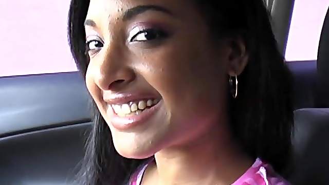 Sierra sucks a fat cock and gets her pussy banged doggy style