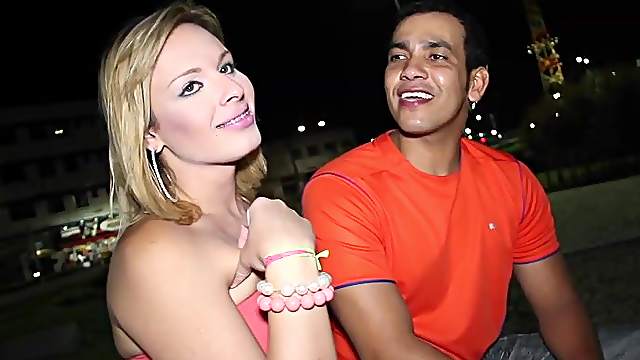 Mirela Abelha the pretty tranny gets banged in the ass