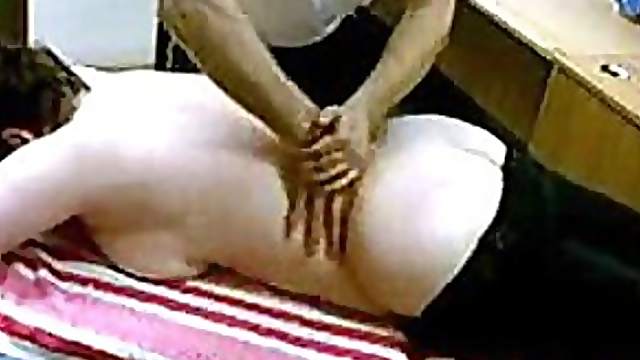 Old Lady Gets A Great Massage