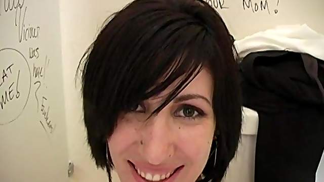 Succulent Melanie Malone Serves A Yummy Blowjob In A Gloryhole