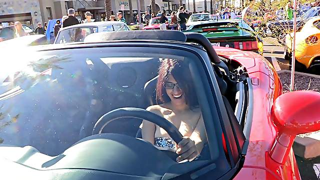 Retro cars and fast bikes make Kalila feel so good