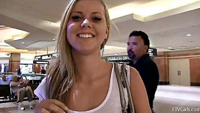 Stunning teen in a close up shoot showing her nice ass