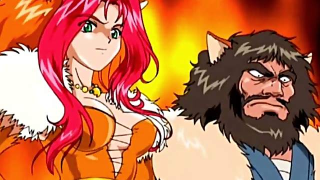 Anime getting small twat drilled