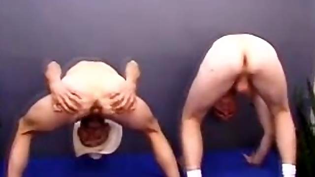 Gay cowboys have a contest to see who can jerk off the fastest