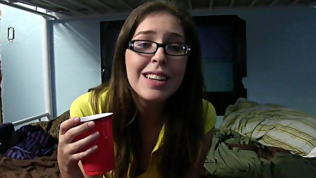 Sexy College Babes Get Their Pussies Pounded In The Dorm
