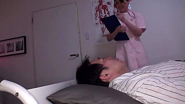 Slutty Japanese Nurse Gets Her Pussy Filled With Cum