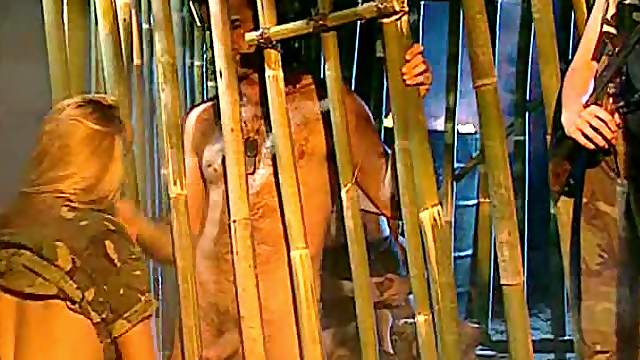 POWs Fucking and Fisting Their Captors In Outdoors Group Sex Orgy