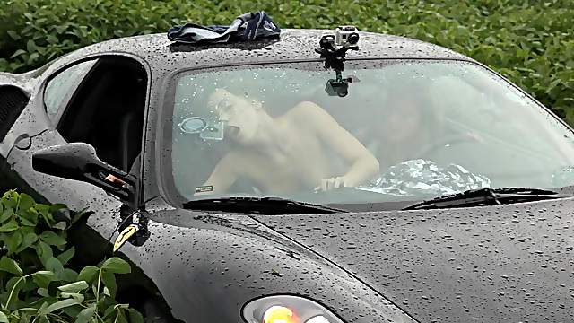 This couple fucks in the house, in the car and outdoors