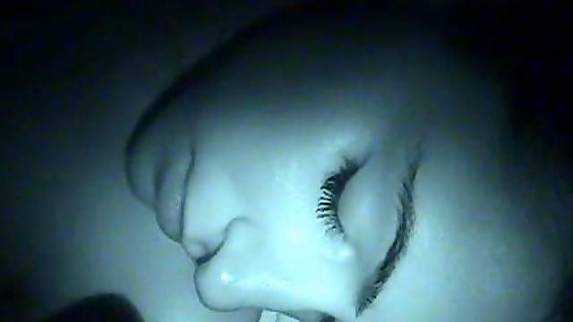 Gorgeous chick with big natural tits getting her pussy fingered while she's sleeping