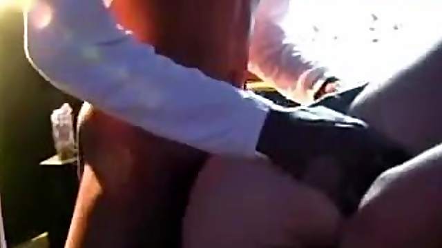 Homemade sex video with blonde cutie getting fucked doggystyle