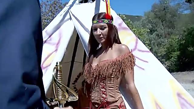 Indian Chief and General Set a Peace Treaty With a Swinger Foursome
