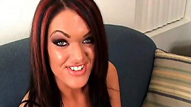 Milf with heavy makeup sucks big black dick in Pov
