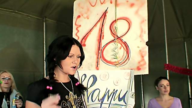 Naughty dame agrees to a threesome and loves it