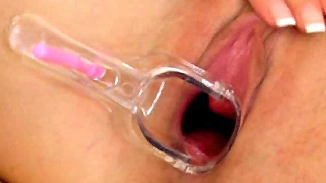 Sultry vixen shows off her gaping pussy after an epic solo masturbation clip