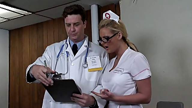 Dirty nurse Phoenix Marie needs doctor cock inside her