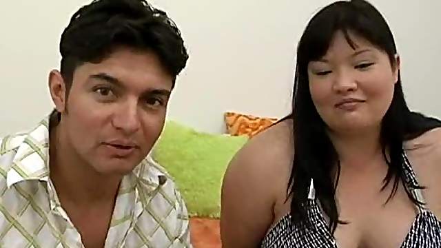 BBW Asian Olivia Gets Her Fat Pussy Smashed As Her Tits Bounce Uncontrollably