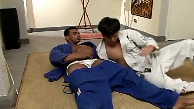 Beefy Gay Karate Teacher Fucks His Student