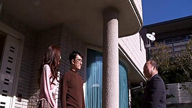 Cardigan sweaters look sexy on the Japanese hardcore girl