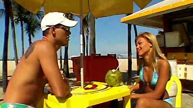 Creaming a Latina girl's pretty face after giving her an assfucking
