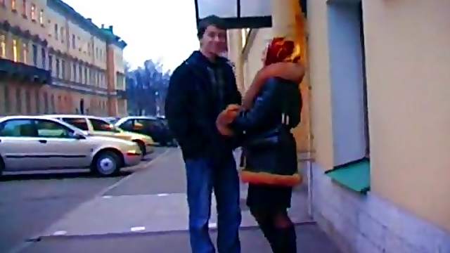 Russian mom with nice natural tits rides a hard cock