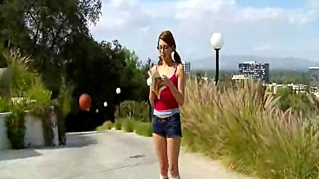 Nerdy Lexi Bloom gets fucked hard by her basketball coach