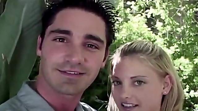 Naive blonde bimbo needs a cute guy's dick in her mouth and cunt