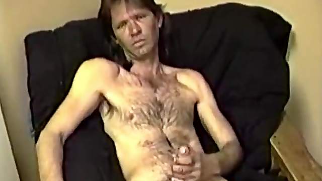 Amateur Mature Man Johnny Jacks Off and Cums