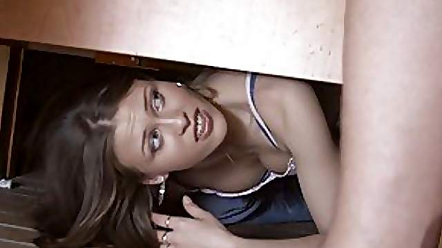 Cute teen chick fucked in the dressing room