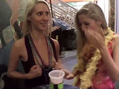 Mardi Gras Sluts Flash and Fuck on Bourbon Street