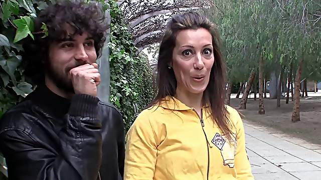 Round-ass brunette is completely ready for the crazy pussy drilling